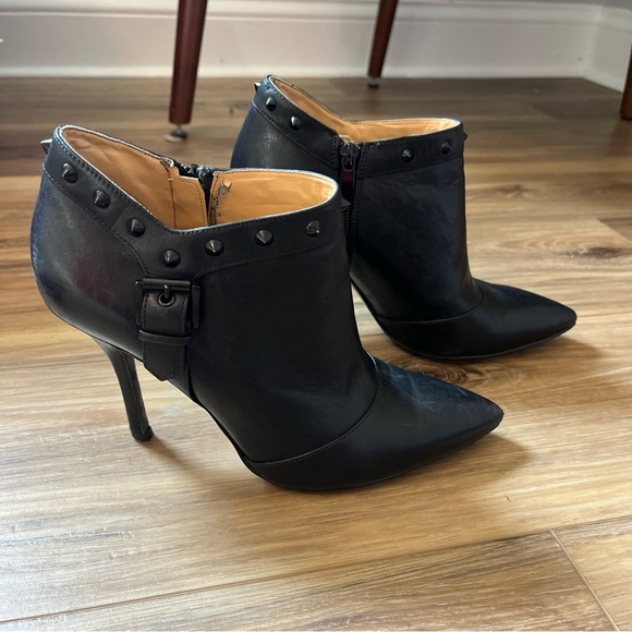 Enzo Angiolini Leather Size 8 Pumps Boots Heels - Picture 1 of 10